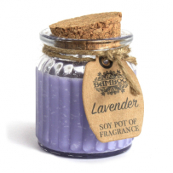 Soy Pot of Fragnance Candle - Lavender
